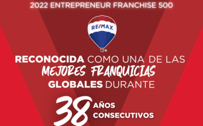 RE/MAX sigue en el top de franquicias por 38º año consecutivo